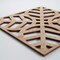 Ekena Millwork Medium Garland Decorative Fretwork Wood Wall Panels, Red Oak, 15 3/8"W x 15 3/8"H x 3/8"T WALW16X16X0375GRDRO - alternate 2